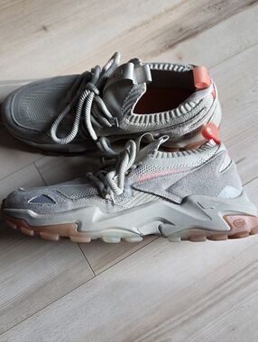 Notwoways Subsolar Sneakers Chunky Lace Up Mens 11 Moonbeam Suede Trainer